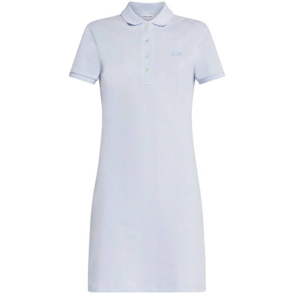 Lacoste Womens/Ladies Collared Polo Shirt Dress / Light Blue